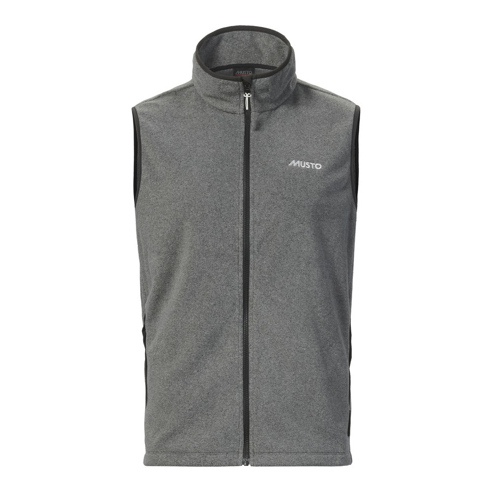 Musto Men's Nautic PT Fleece Vest - Dark Grey Marl