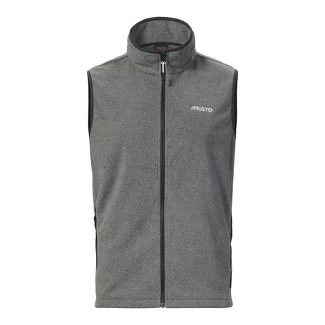 Musto Men's Nautic PT Fleece Vest - Dark Grey Marl