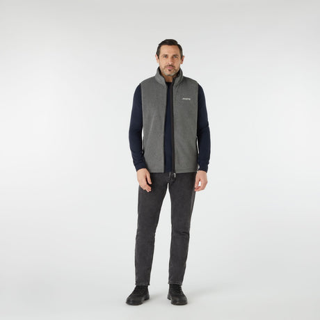 Musto Men's Nautic PT Fleece Vest - Dark Grey Marl