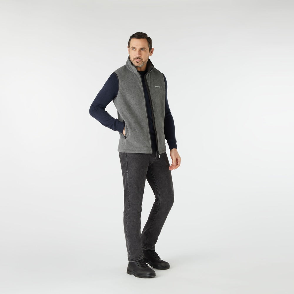 Musto Men's Nautic PT Fleece Vest - Dark Grey Marl