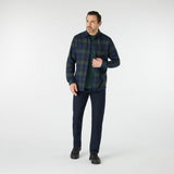 Musto Men's Long Sleeve Plaid Shirt - Darkest Spruce