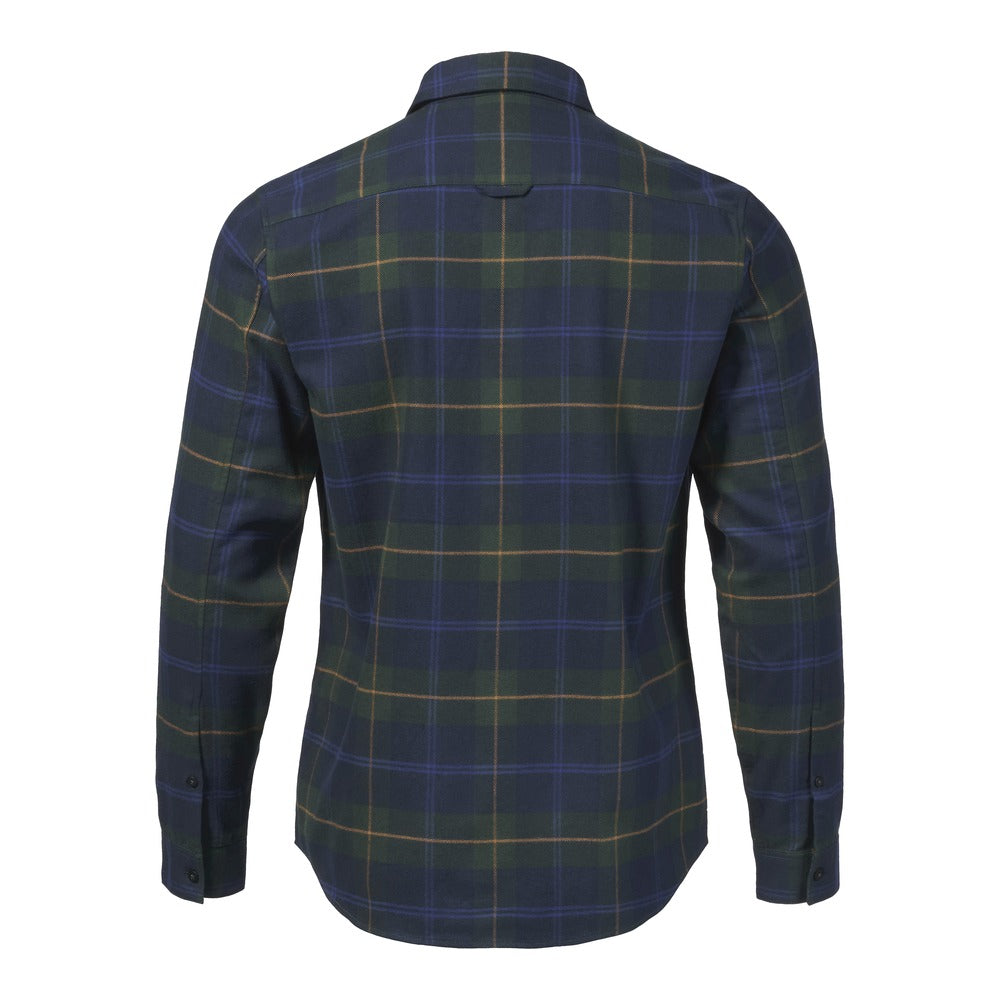 Musto Men's Long Sleeve Plaid Shirt - Darkest Spruce