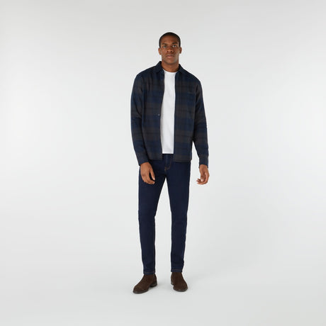 Musto Men's Long Sleeve Plaid Shirt - Navy