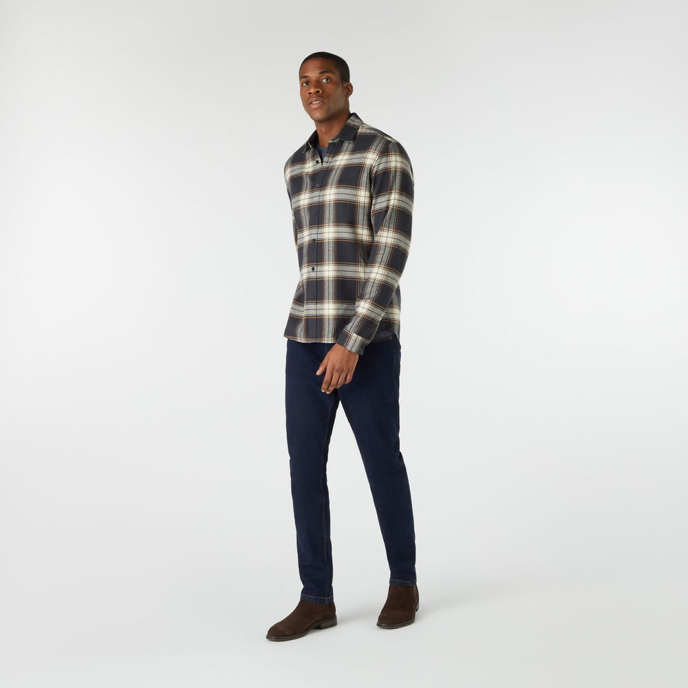 Musto Men's Long Sleeve Plaid Shirt - Carbon