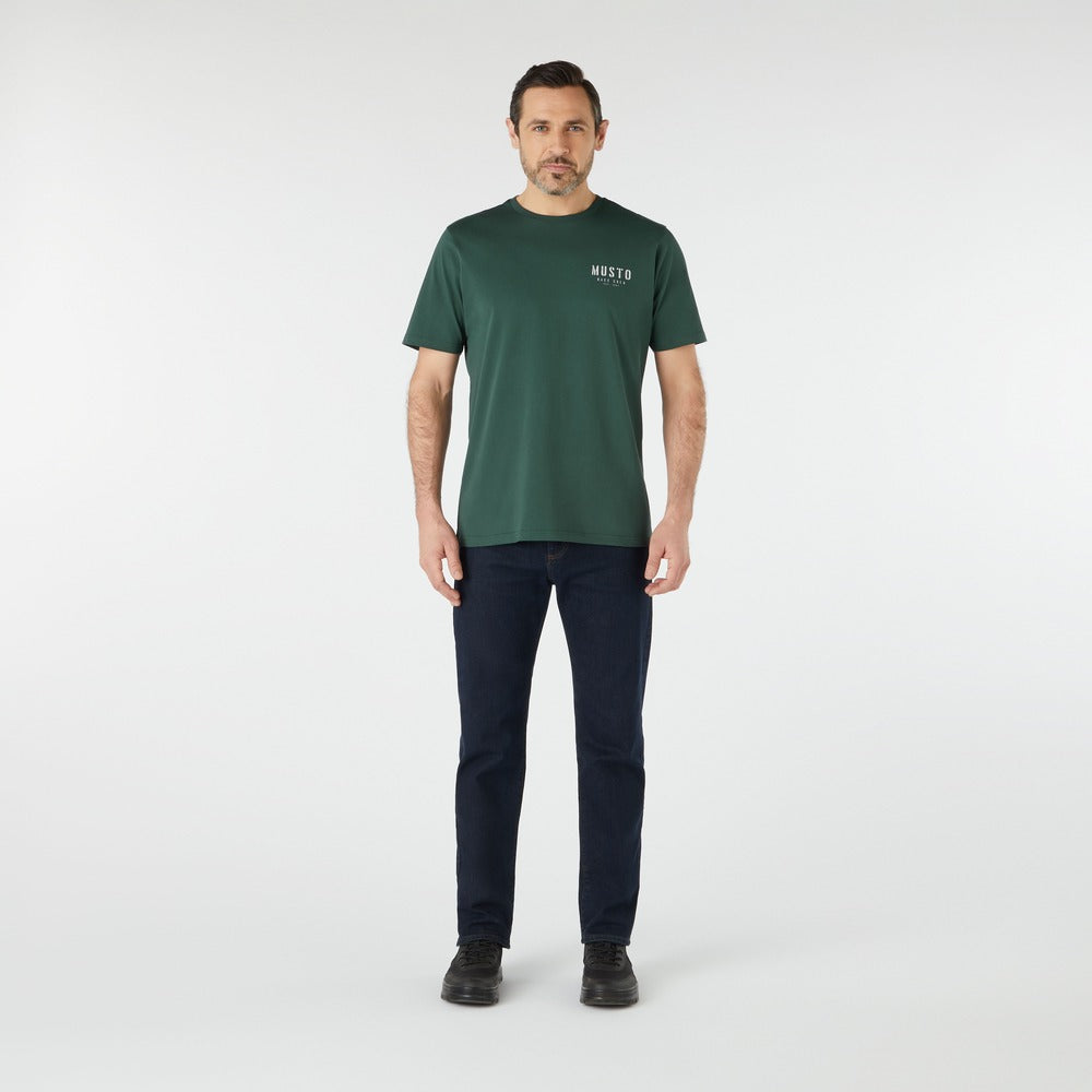 Musto Men's Heritage Short Sleeve Tee - Darkest Spruce