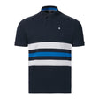 Musto Men's Original Striped Short Sleeve Polo - Navy