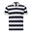 Musto Men's Original Striped Short Sleeve Polo - Navy Stripe