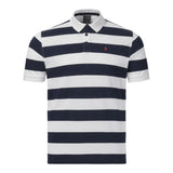Musto Men's Original Striped Short Sleeve Polo - Navy Stripe