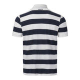 Musto Men's Original Striped Short Sleeve Polo - Navy Stripe