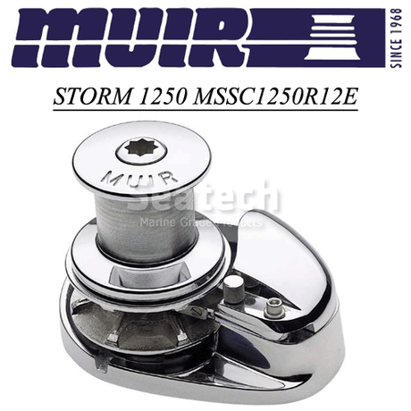 Muir Windlass - Storm SSC1250, Capstan, 3/8"BBB Gypsy, 12V, 1200W (M1250C12-3/8B)