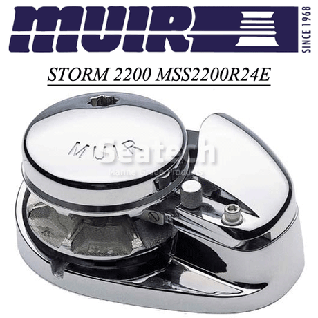 Muir Windlass - Storm SS1250, Low Profile, 5/16"HT Gypsy, 12V, 1200W (M1250L12-5/16H)
