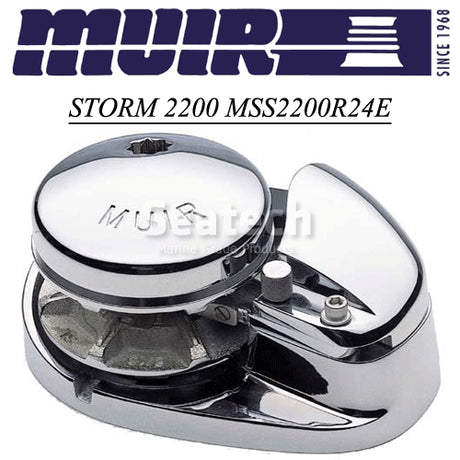 Muir Windlass - Storm SSC2200, 24V, Capstan, 5/16"HT Gypsy, 1500W (M2200C24-5/16H)