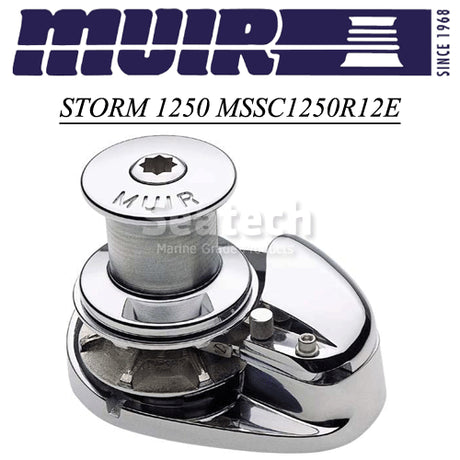 Muir Windlass - Storm SS2500, 12V, Capstan, 5/16"HT Gypsy, 1500W (M2500C12-5/16H)