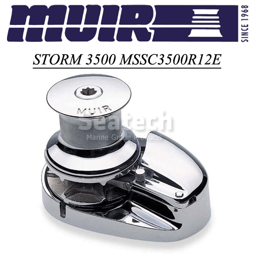 Muir Windlass - Storm SS3500, 12V, Capstan, 5/16"HT Gypsy, 1700W (M3500C12-5/16H)
