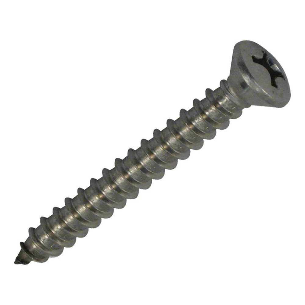 Marine Fasteners Oval Head Tapping Screws - #8 x 2-1/2 – MAURIPRO Sailing