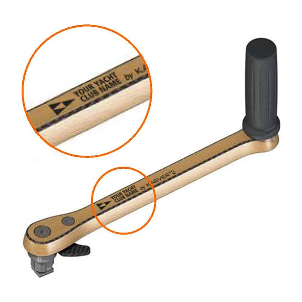 Karver Winches - Winch Handle Customization - Name Adding
