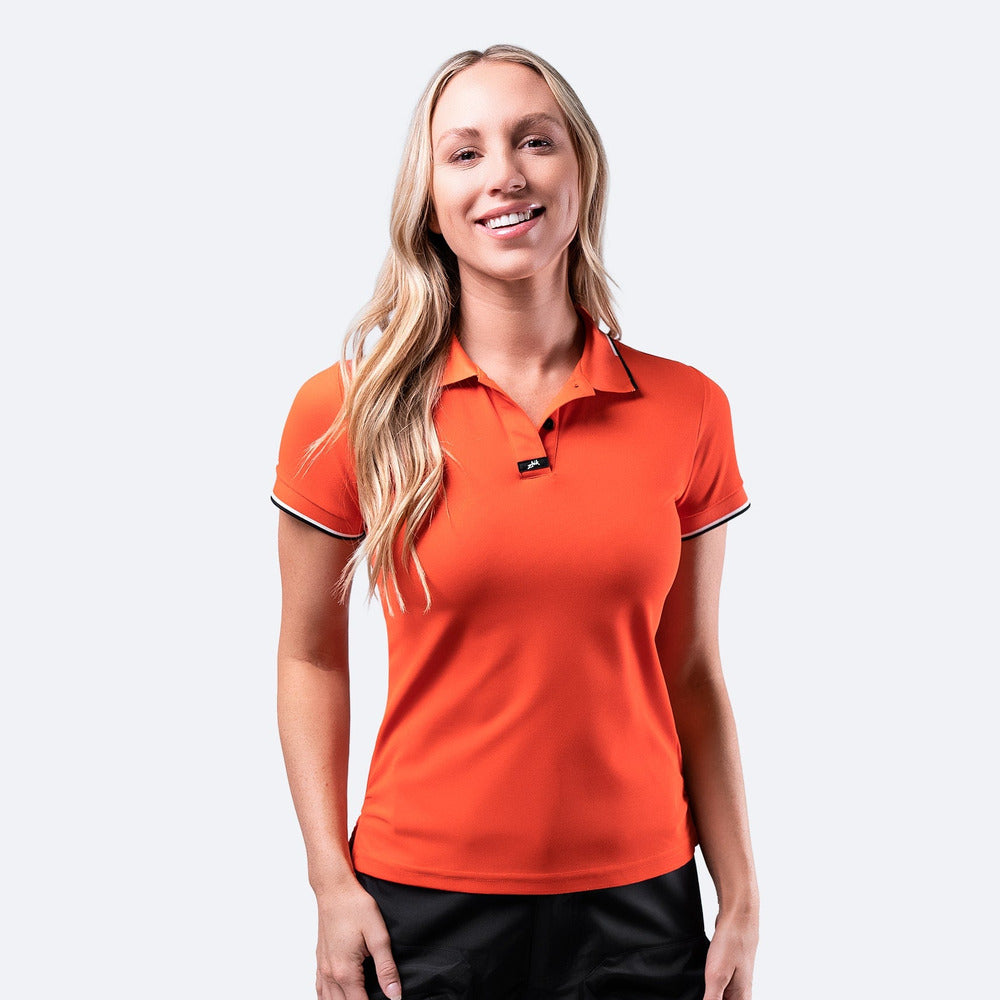 Womens Elite Polo - Ocean Red
