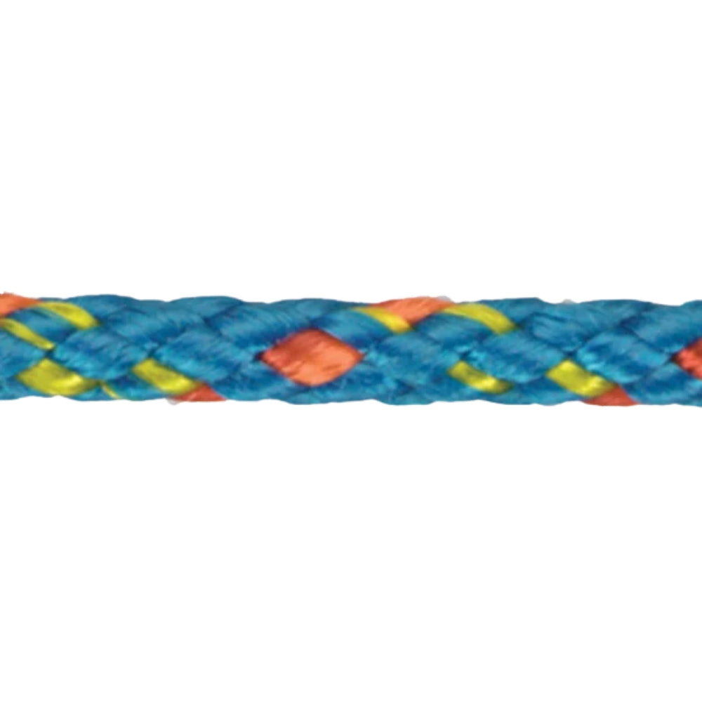 New England Ropes Mini V - 3 mm (1/8 in) Polyester Cover & Vectran Core Dinghy Line (Blue) - Spool: 270 ft.