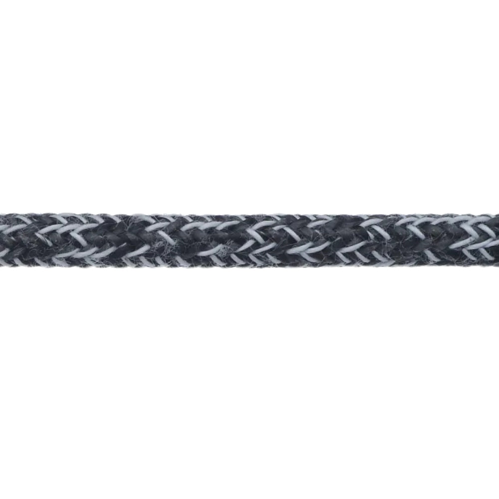 Robline Coppa 5000 Rope - 5.5 mm (7/32 in) Polyester Technora Cover SK78 Core Dinghy Line (Black) - Spool: 45 ft.