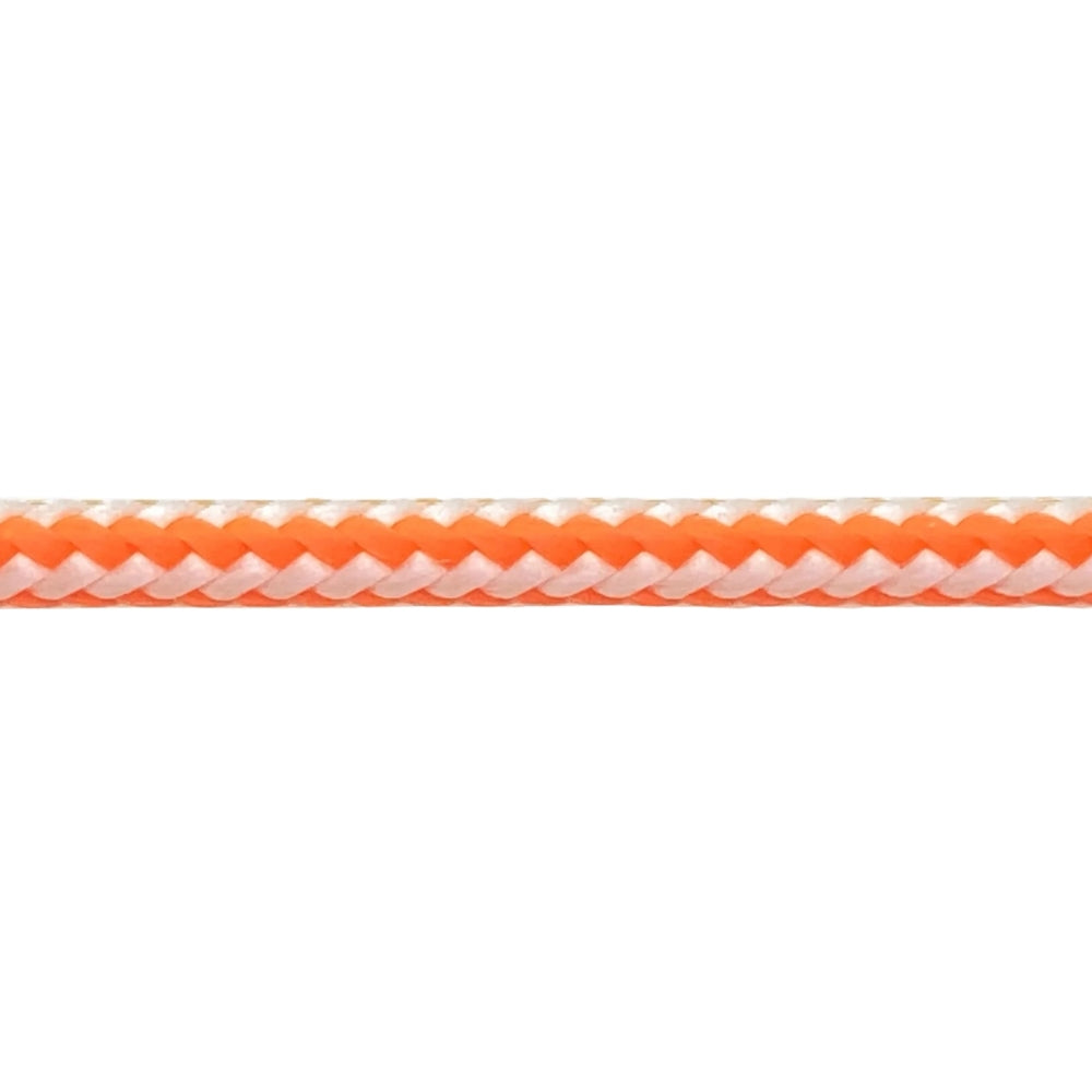 Robline Dinghy Control Line - 4 mm (5/32 in) Polyester SK78 Dyneema Core Rope (Orange) - Spool: 50 ft.