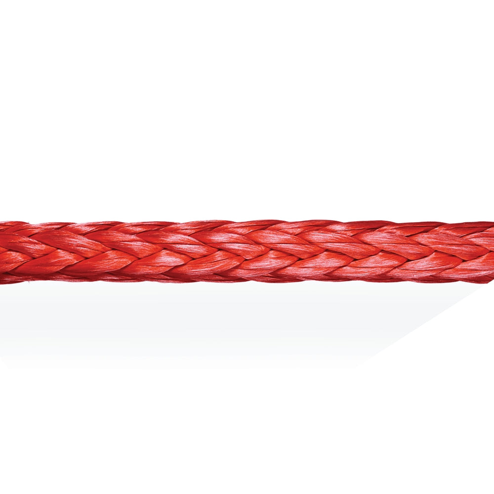 Robline Ocean 3000 XG Rope - 4 mm (5/32 in) SK78 Dyneema Single Braid Line (Red) - Spool: 70 ft.