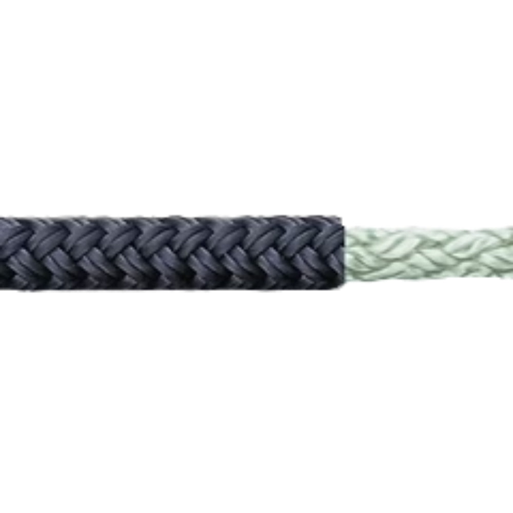 Robline Orion 500 Rope - 8 mm (5/16 in) Polyester Double Braid Cruising Line (Navy) - Spool: 180 ft.