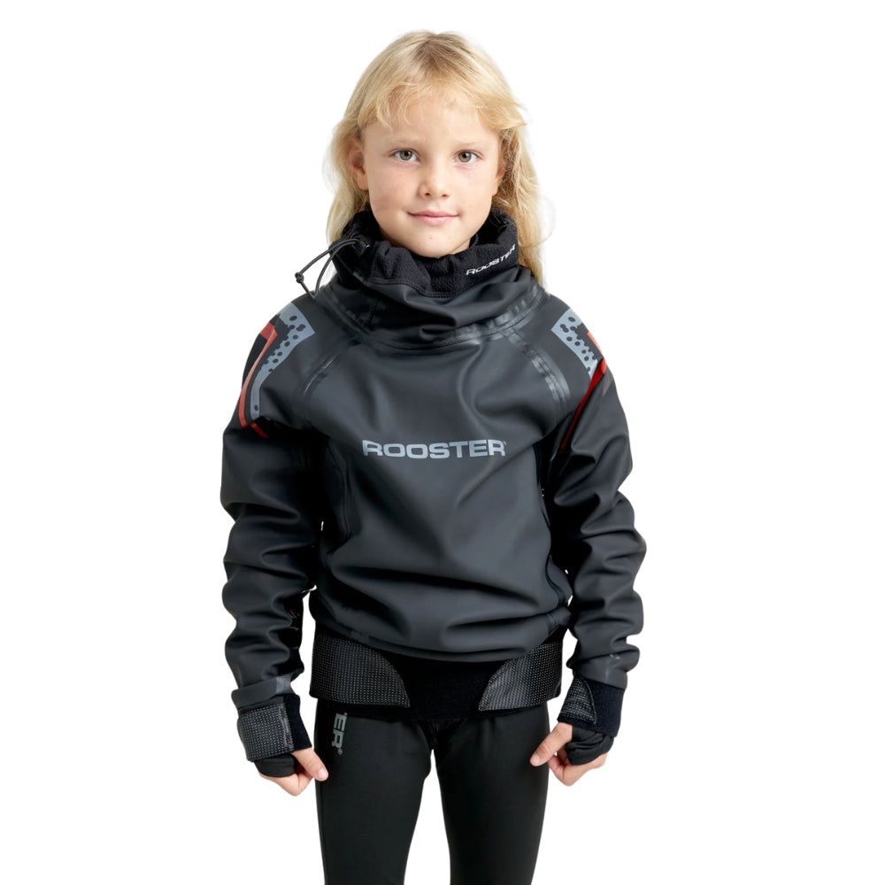 Rooster Junior Aquafleece Pro Top - Charcoal (147749)