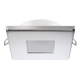 Quick LED Downlight - Edwin C Dual 2+2W IP40 Mirror Polished Finish / Warm White/Red Light
