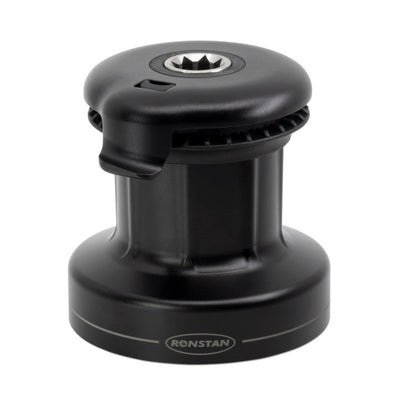 Ronstan Self Tailing Winch Orbit Size 20 - Aluminum Black / One Speed (RA6201)