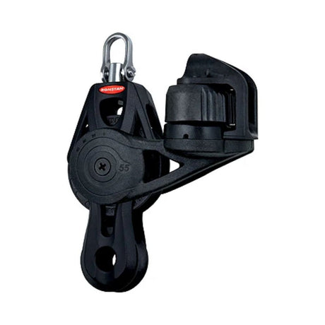 Ronstan Series 55 BB Orbit Block, Fiddle Becket Cleat Swivel