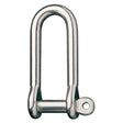 Ronstan Shackle, Long Dee, Pin 1/2 in., L:70mm, W:19mm