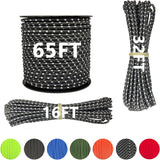 Rooster Shock Cord Elastic (per ft.) - 3 mm - Black (127242)