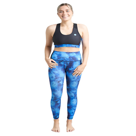 Rooster Women's UV Sports Leggings - Azure