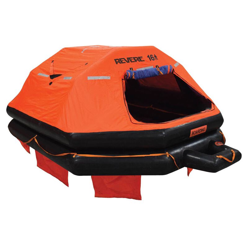 Revere Liferaft USCG/Solas, 16 Prs, Round Canister (B)