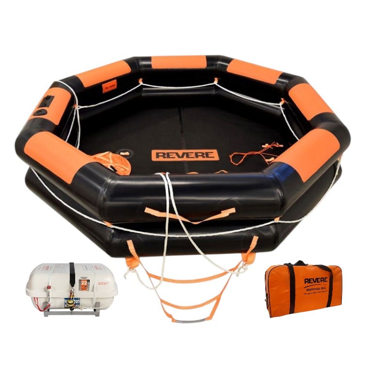 Revere Liferaft USCG Iba, 6 Prs, Canister