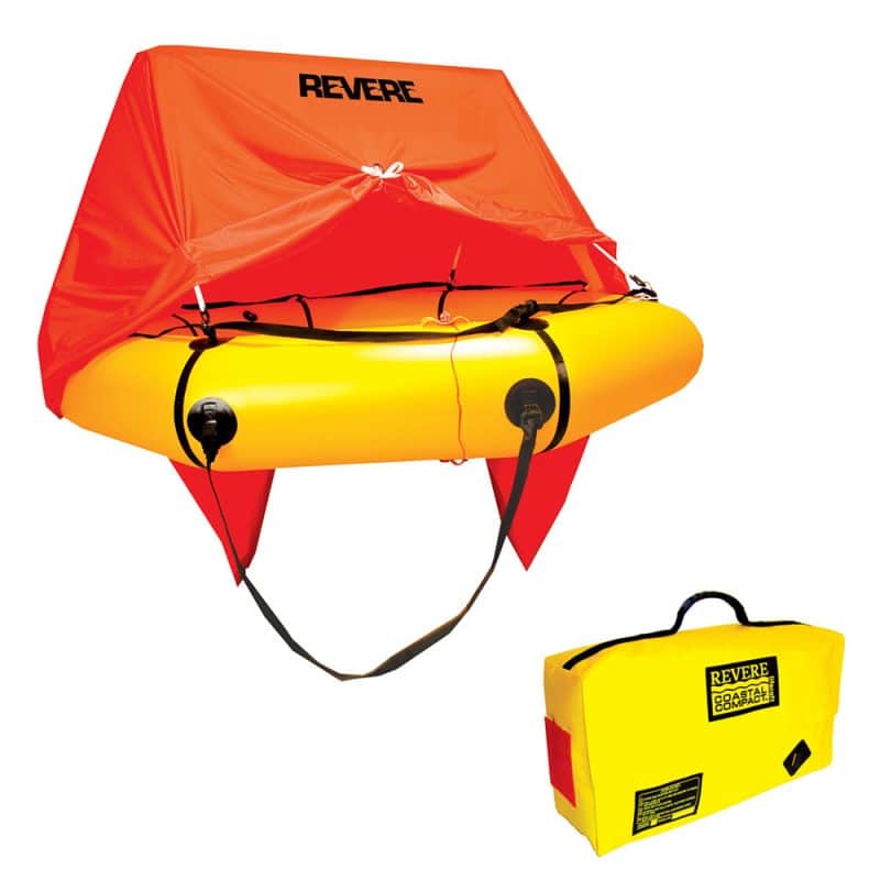 Revere Coastal Compact Liferaft, W/O Canopy, 6Prs