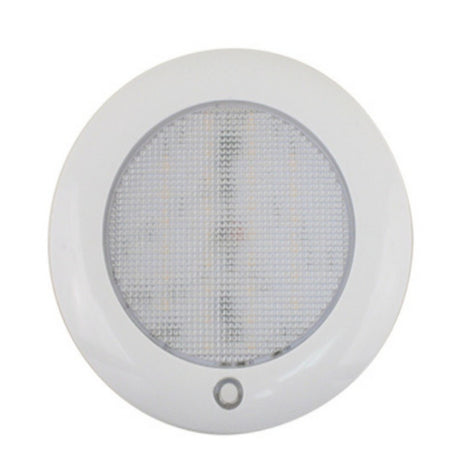 Scandvik Dome Lights  - Surface Mount 5 in O.D. - Plastic - Warm white/Red - LED - with Switch