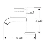 Scandvik Basin Mixer / Nordic - Chrome (Single Lever) (70103)