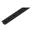 Schaefer Track Race (Black) - Length: 12.0 ft (3.7 m) - 1.0 x 1/8 in (25.0 x 3.0 mm)