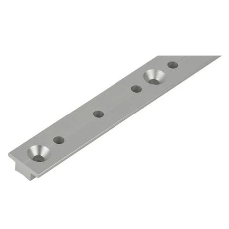 Schaefer Track Race (Silver) - Length: 12.0 ft (3.7 m) - 1.0 x 1/8 in (25.0 x 3.0 mm)