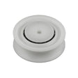 Schaefer Delrin Sheave - O. Dia: 2 3/8 in (60.0 mm) - White