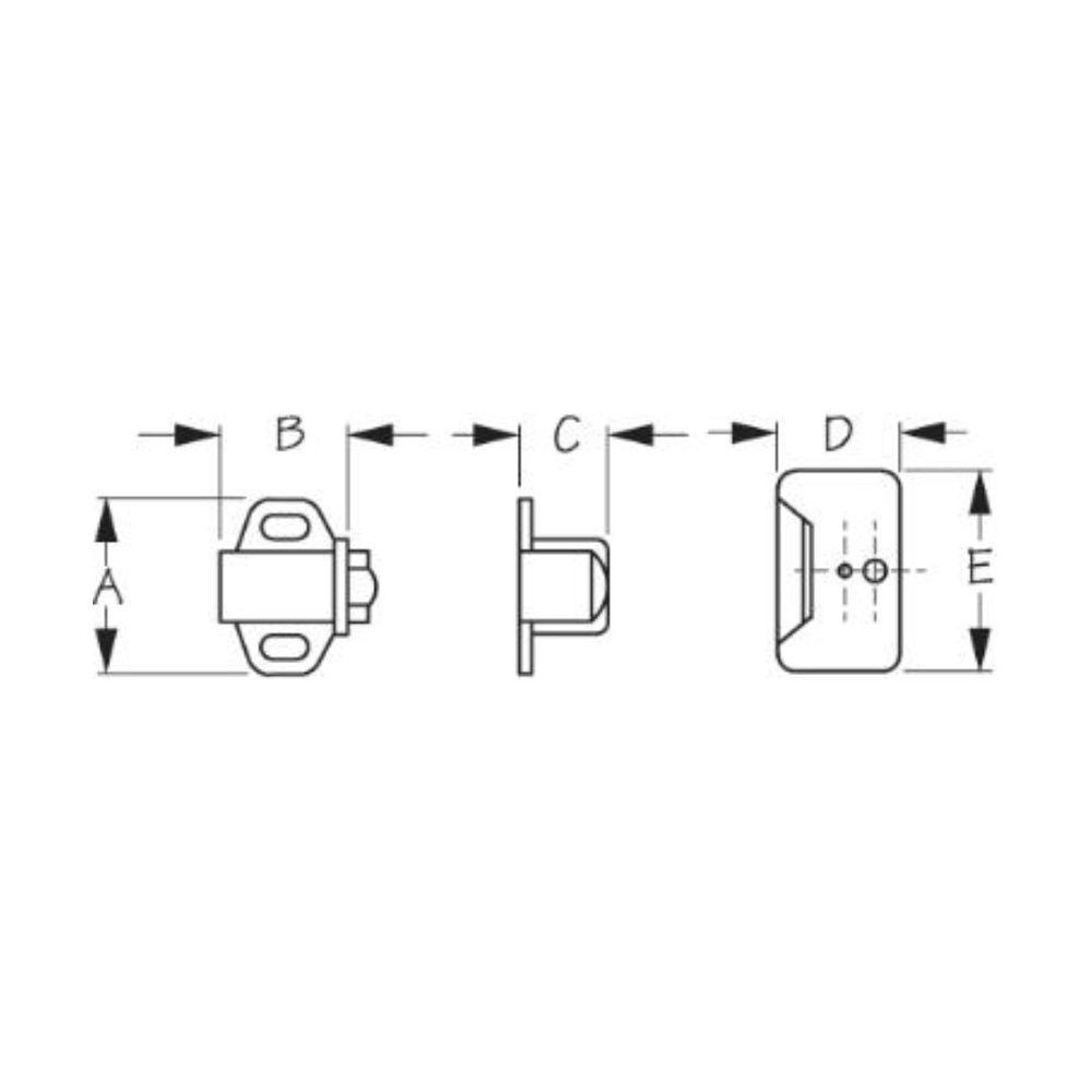 Sea-Dog Roller Catch - Surface Mount_Additional1