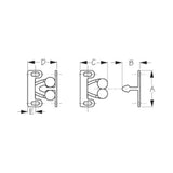 Sea-Dog Twin Roller Door Catch - White_Additional1