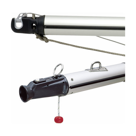 Selden ø84 mm Aluminium Spinnaker Pole Kit, Max Overall Length 5285 mm, Trip Trigger Pole End Fittings for Dip Gybing