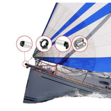 Selden Gennaker Bowsprit Kit (NO Ring) - 120 mm. Dia. (Aluminum) (120-120-70)