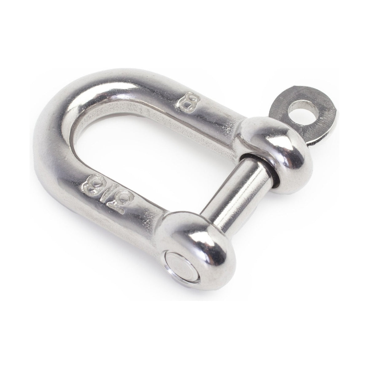 Selden D-shackle, M8x16x28, Captive Pin
