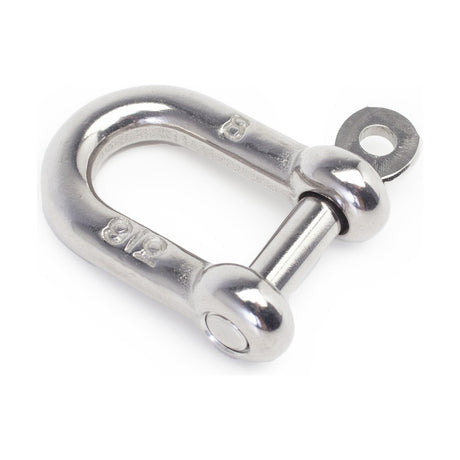 Selden D-shackle, M8x16x28, Captive Pin