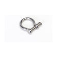 Selden Bow-shackle in Forged Stainless 316 Steel, M6x12x26 mm