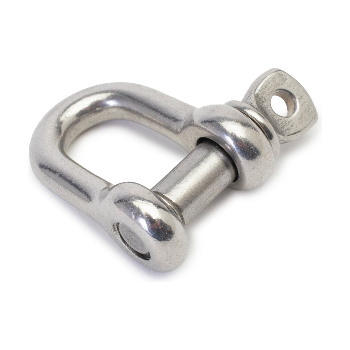 Selden D-shackle in Forged Stainless 316 Steel, M8/6 x13x21 mm