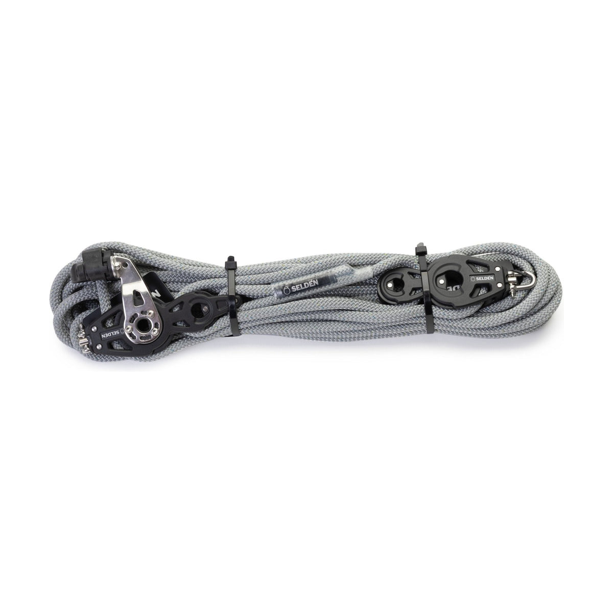 Selden 4:1 Tackle with ø10mm / 20m Line and Cam - 60 mm Ball Bearing Blocks